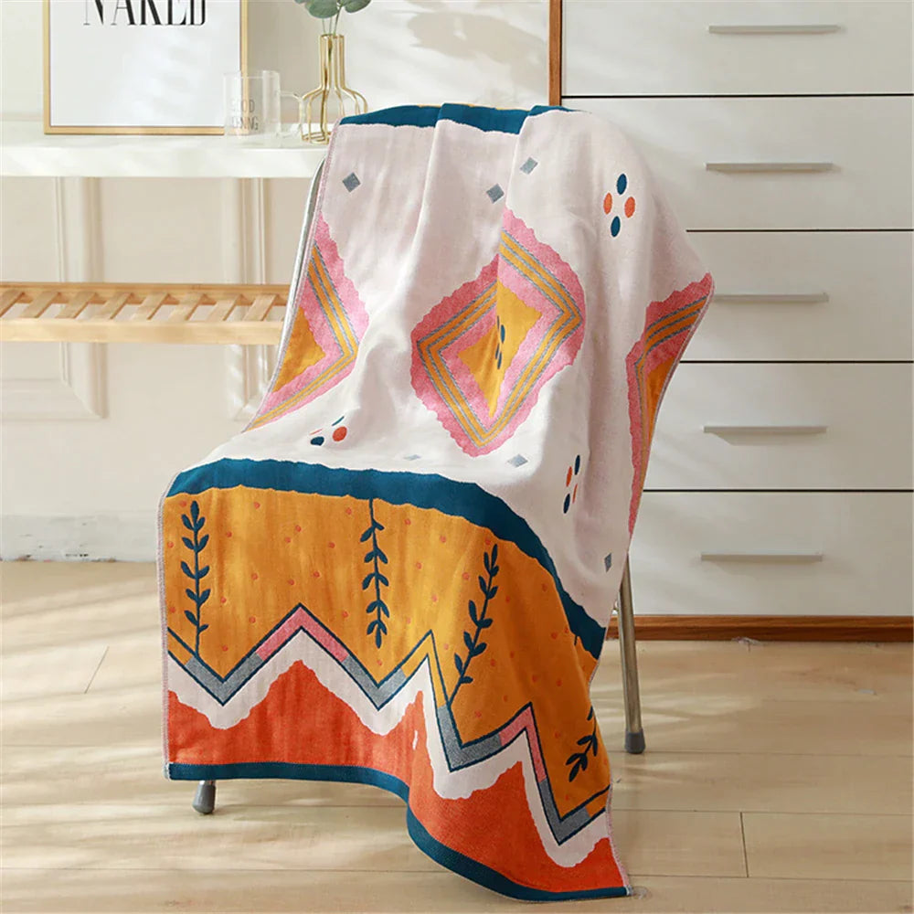 DecorBites™ Cotton Gauze Bath Towel -different styles