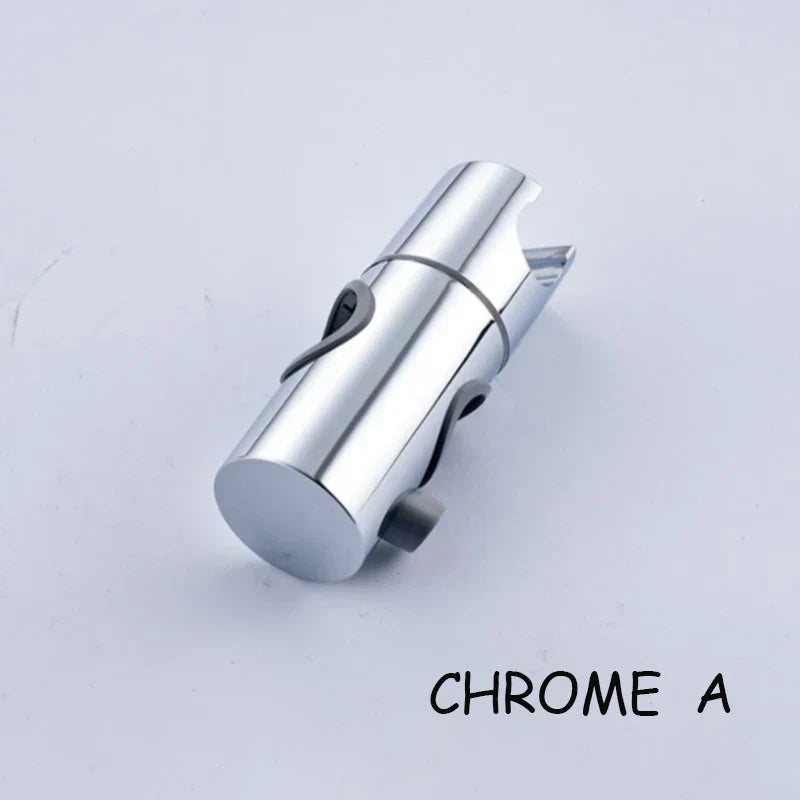DecorBites™ Adjustable Slider Shower Head Holder Bracket Chrome Mounting Accessory