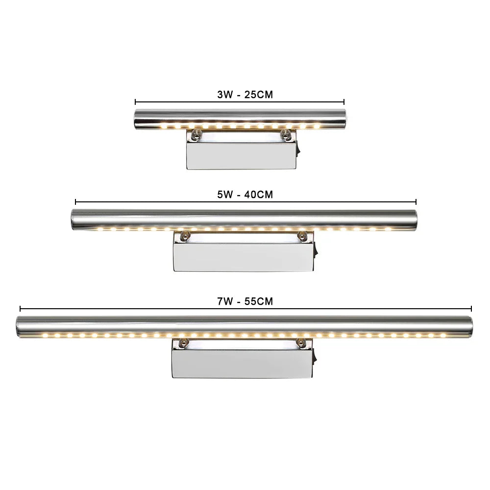 Stainless Steel Mirror Lamp