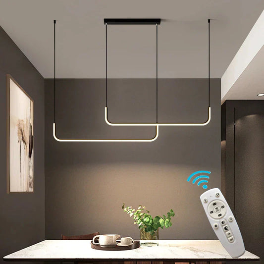 DecorBites™ LED Ceiling Chandelier Dimmable Pendant Lamps for Modern Home Decor Lighting