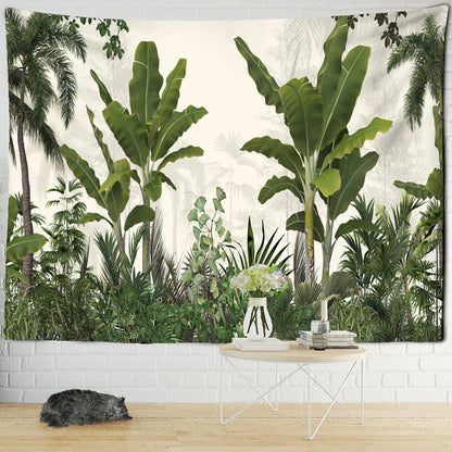 DecorBites™ Ethorn Palm Plant Tapestry Wall Hanging Psychedelic Home Decor