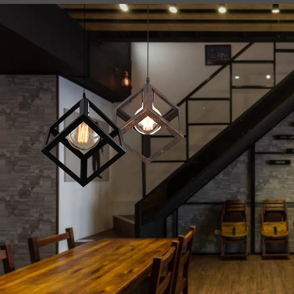 DecorBites™ Geometric LED 3-Light Pendant for Indoor Lighting & Decor