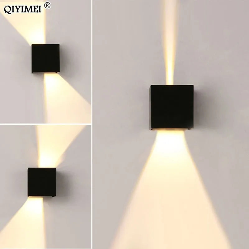 DecorBites™ LED Wall Lights: Modern Waterproof Indoor/Outdoor Stair & Garden Lighting