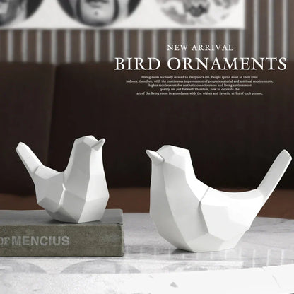 DecorBites™ Couple Birds Resin Figurines for Home Decor and Tabletop Ornaments