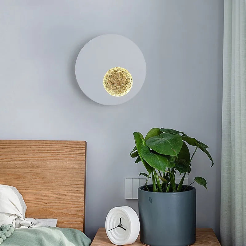 DecorBites™ LED Wall Lights: Modern Bedside & Corridor Lighting in White, Black, Grey - Creative Sconce Lamp