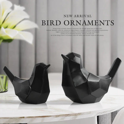 DecorBites™ Couple Birds Resin Figurines for Home Decor and Tabletop Ornaments