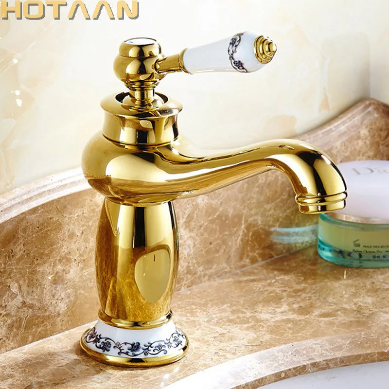 Gold Luxury Brass Faucet