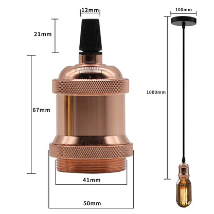 Aluminum Vintage Industrial Pendant Light