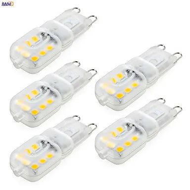 DecorBites™ G9 LED Corn Lights Bulb 5pcs 2W 14xsmd3528 Warm White White Chandeliers