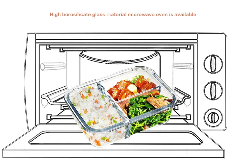 Glass Korean Bento Box