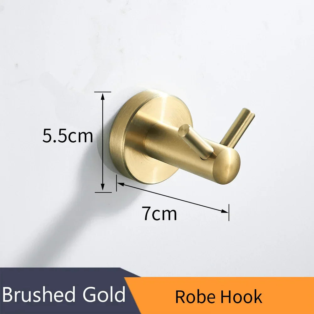 Brushed Gold Bath Set
