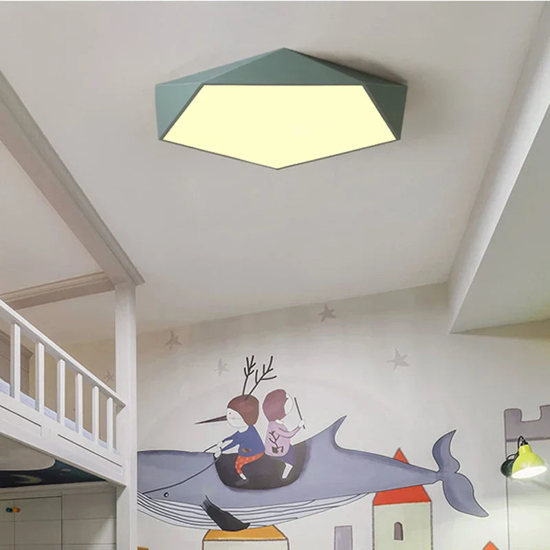 DecorBites™ Geometric Dimmable LED Ceiling Lamps for Living Room Aisle Balcony Lighting