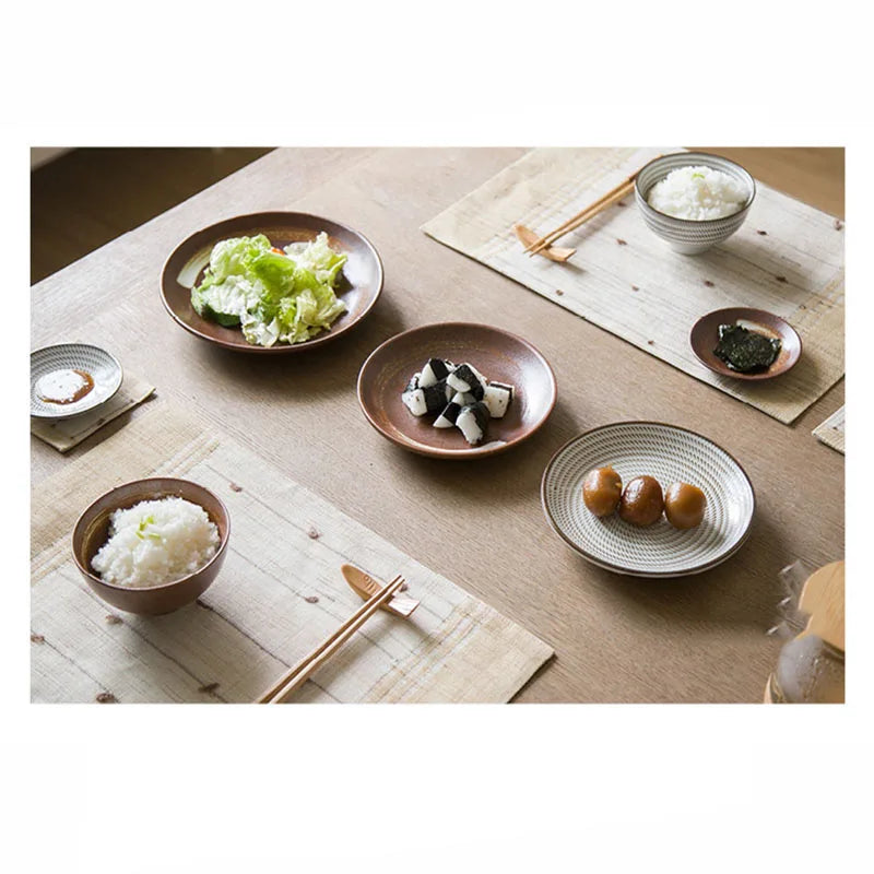 Blue Ceramic Dinner Set
