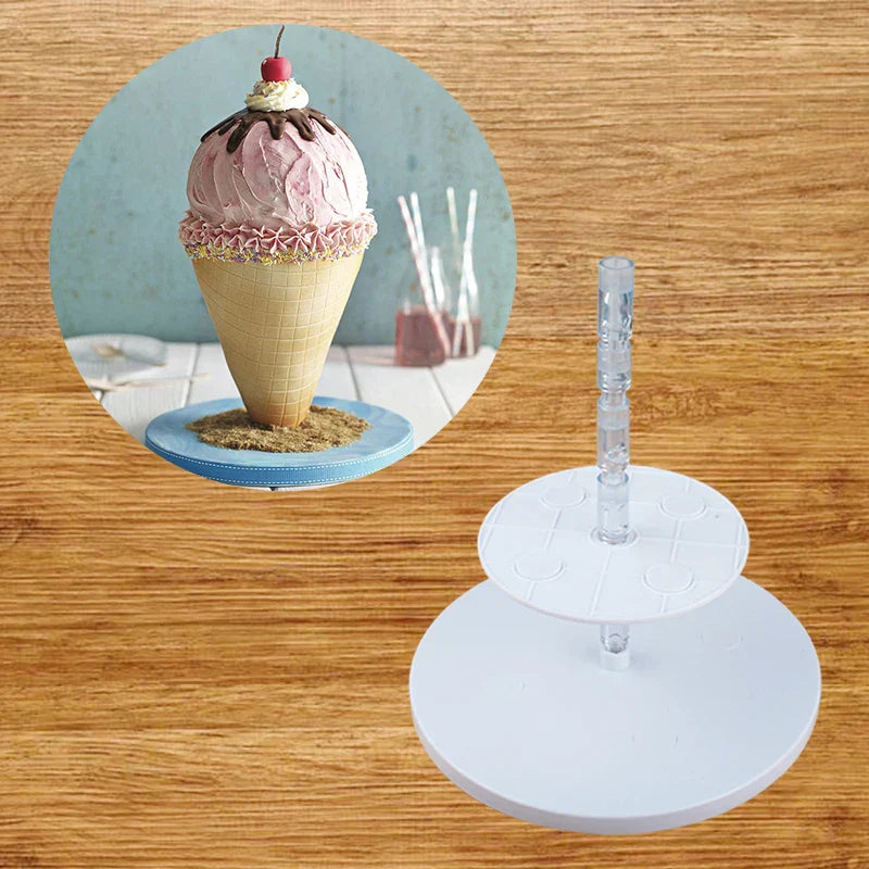 DecorBites™ 3 Layer Cake Frame Kit - Cake Decoration & Baking Structure Tool