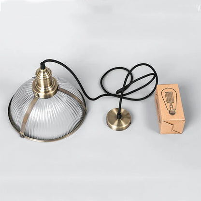 DecorBites™ Glass Shade Pendant Light Fixture for Dining Room Office E27
