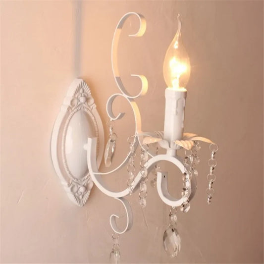 DecorBites™ Crystal Deco Loft Wall Lamp for Bedroom Restaurant Aisle Cafe Sconce