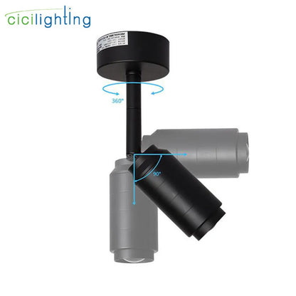 DecorBites™ Adjustable Beam Angle Rail Track Spotlight for Clothing Shoes Shop Galleries