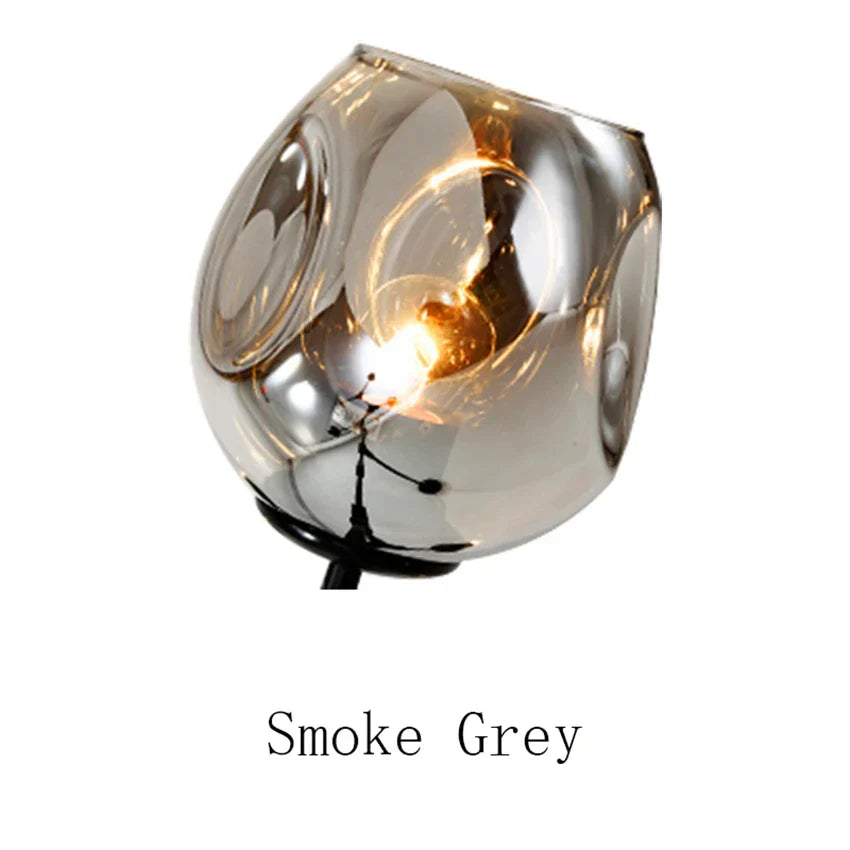 DecorBites™ Glass Black/Gold Pendant LED Lights for Living Room Bedroom - Luminaire Suspendu
