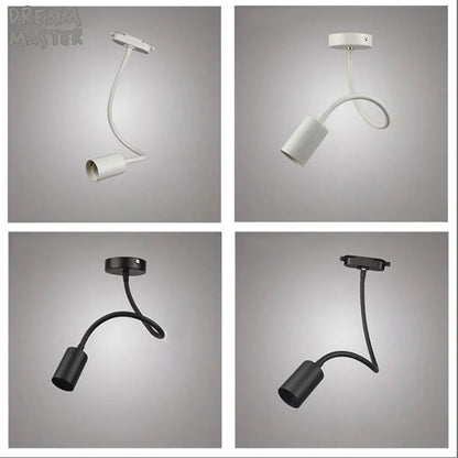 DecorBites™ LED Flex Track Light for Clothing Stores - Black White Bendable Rod Bend Lighting