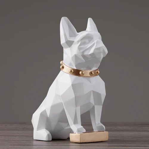 DecorBites™ Dog Statue Resin Decor Modern Art Animal Sculpture Figurine Garden Home Ornaments