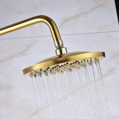 DecorBites™ Dual Handle Wall Mounted Rainfall Shower System with Sliding Bar