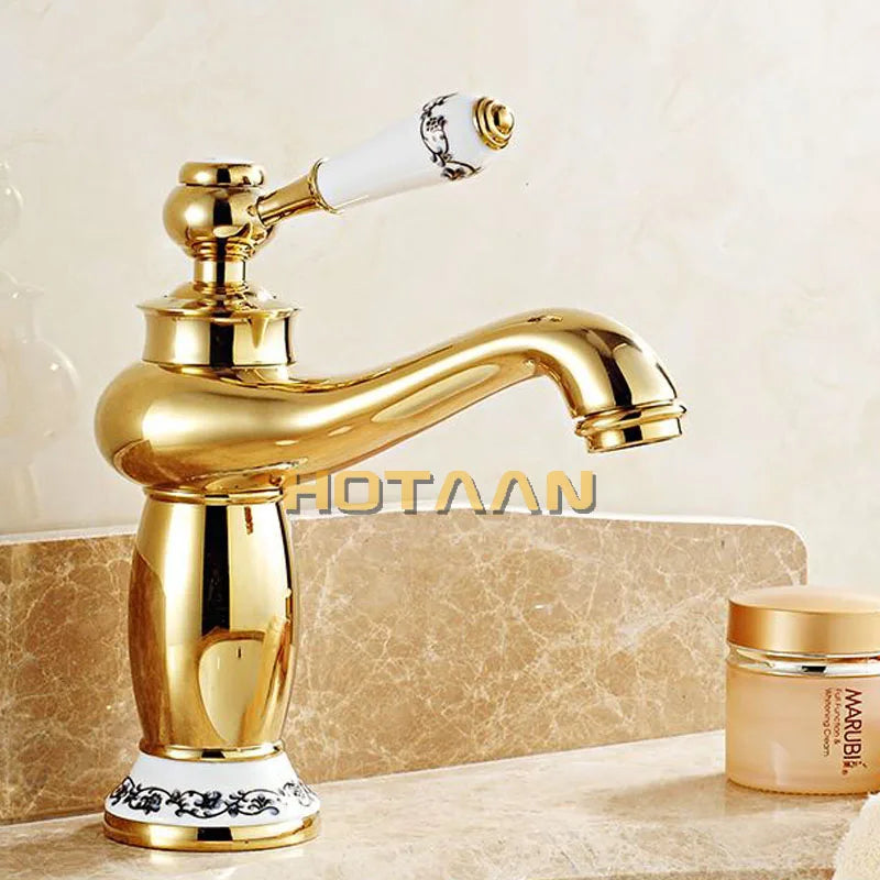 Gold Luxury Brass Faucet
