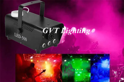 DecorBites™ 500W RGB LED Smoke Machine - Water-Based Special Effects Fog Machine