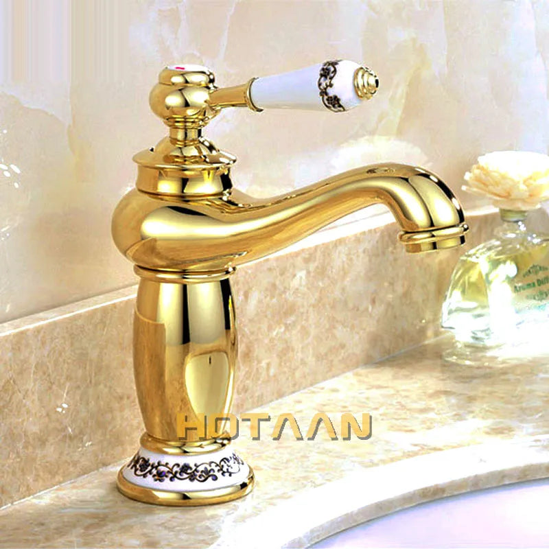 Gold Luxury Brass Faucet