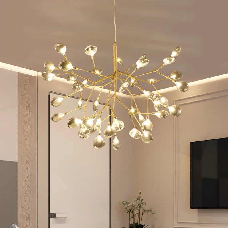 Art Deco Branch Chandelier