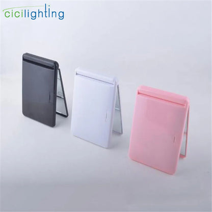DecorBites™ LED Vanity Mirror Compact Foldable Makeup Pocket Cosmetic Mirror