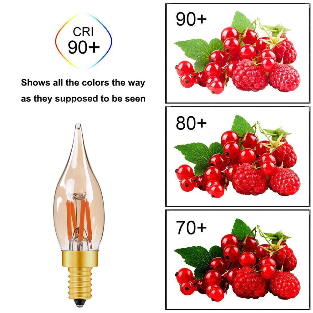 Gold Tint Candle Bulb