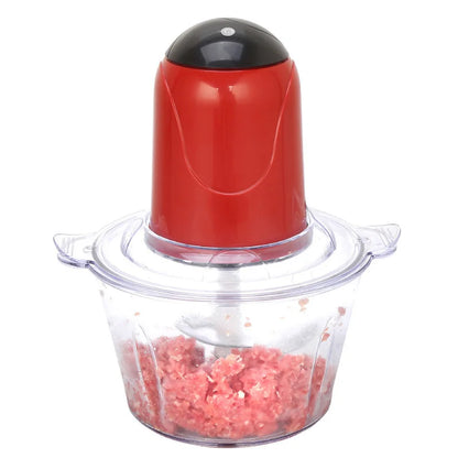 DecorBites™ 2L Stainless Steel Electric Meat Grinder & Chopper - Multifunctional Kitchen Processor