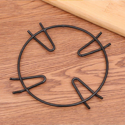 DecorBites™ Gas Stove Pot Holder: Round Shape Anti-Skid Rack for Kitchen Stove