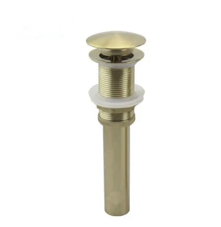 DecorBites™ Brushed Gold Basin Faucet - Single Handle, Deck Mounted Cold & Hot Water Mixer