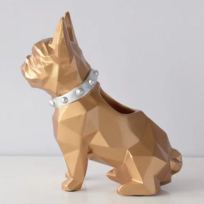 DecorBites™ Dog Resin Pen Holder Desk Organizer Office Accessories Storage Pencil Pot