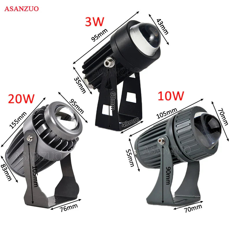 Waterproof LED Garden Spotlight