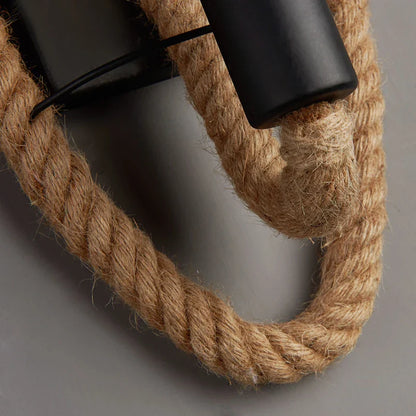 DecorBites™ Hemp Rope Wall Lamp for Home & Commercial Spaces