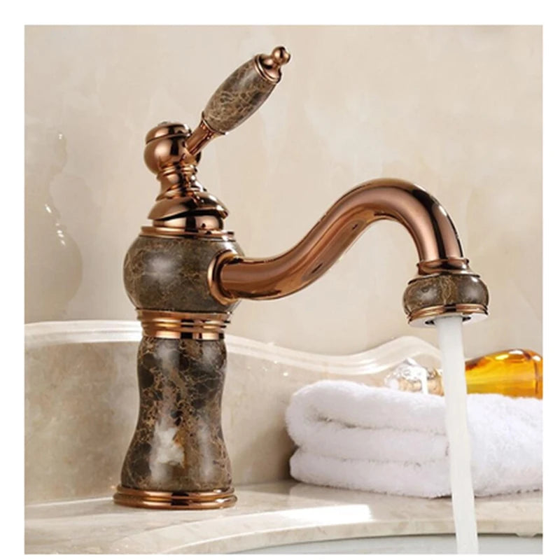 Brass Waterfall Bathroom Faucet