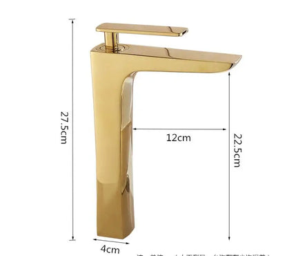 DecorBites™ Basin Faucet: Black/White Brass Mixer Tap, Bathroom Sink Water Crane, Hot & Cold.