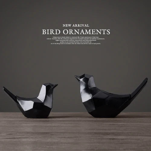 DecorBites™ Couple Birds Resin Figurines for Home Decor and Tabletop Ornaments