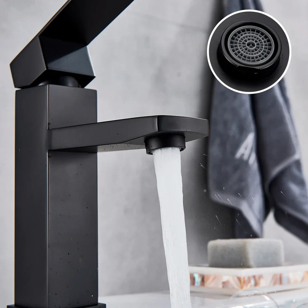 DecorBites™ Basin Faucet Single Handle Deck Mounted Mixer for Bathroom Sink