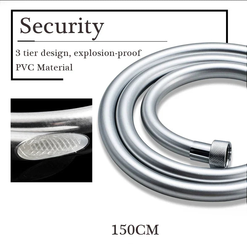 Silver Gold Shower Hose