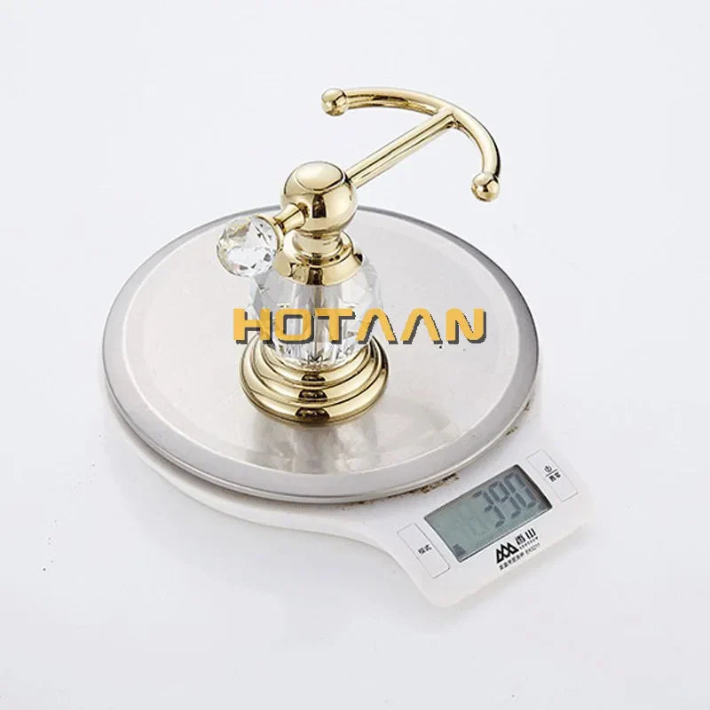 Gold Crystal Robe Hook