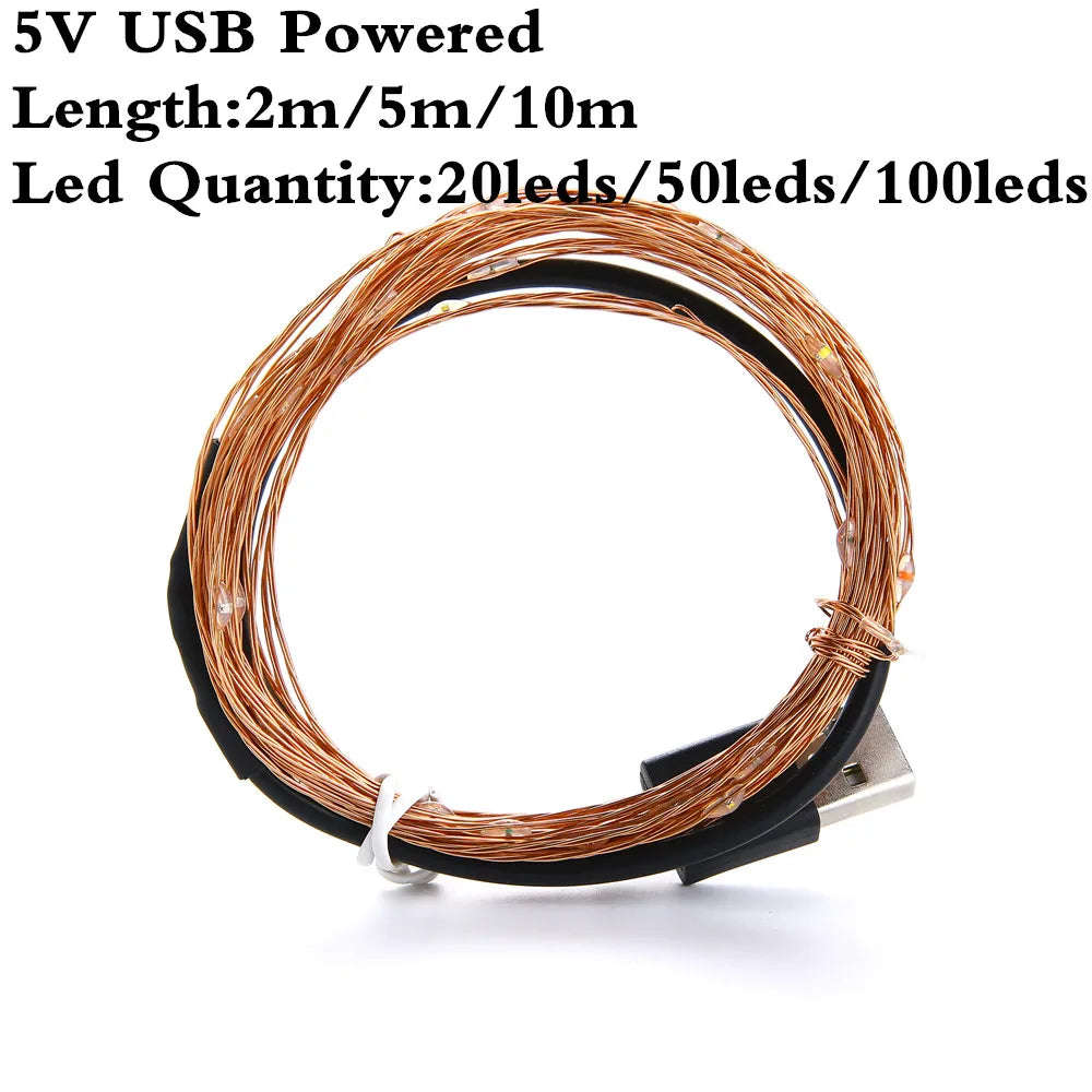 DecorBites™ Garland Led String Light for Christmas Wedding Party Decoration