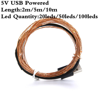 DecorBites™ Garland Led String Light for Christmas Wedding Party Decoration