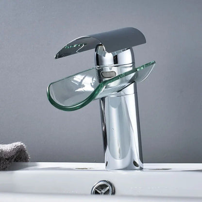 DecorBites™ Glass Spout Basin Faucet