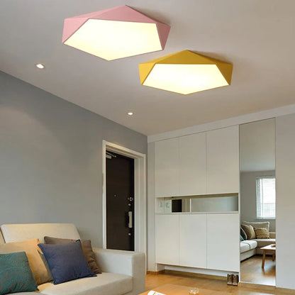 DecorBites™ Geometric Dimmable LED Ceiling Lamps for Living Room Aisle Balcony Lighting