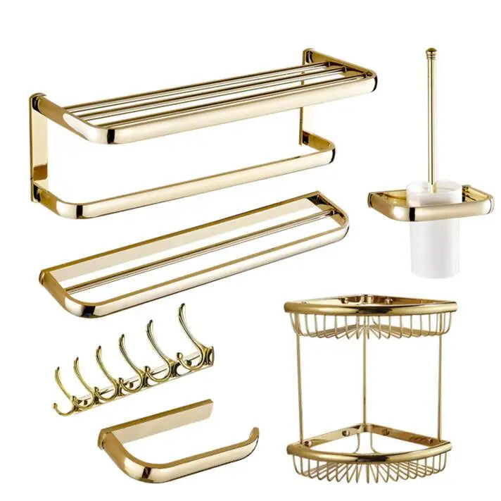 Gold Modern Towel Set