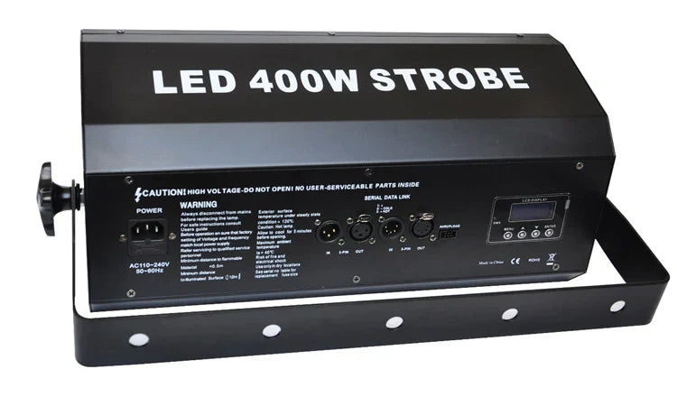 DecorBites™ 400W High Power LED Strobe Light with 4*100W LEDs for DJ Stroboscope