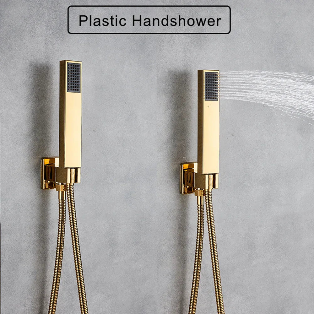 Gold Wall Mount Shower
